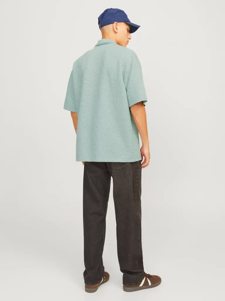 JACK & JONES Koszule^Wygodne dopasowanie Koszula Niebieski