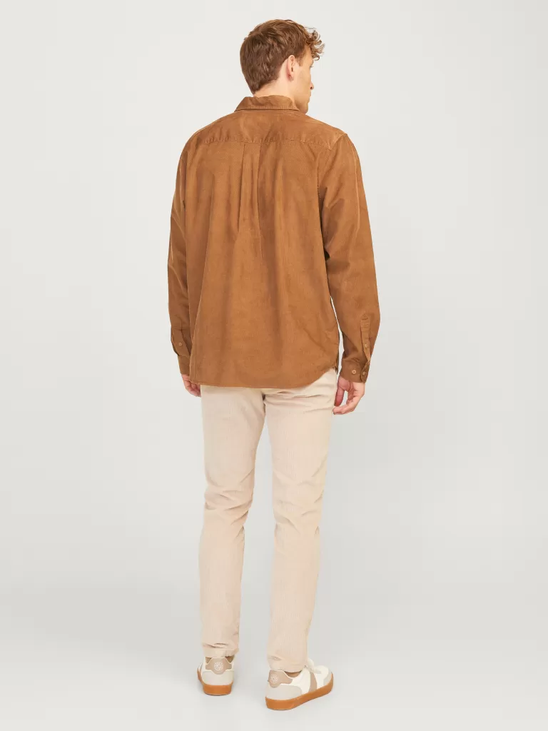 JACK & JONES Koszule^Wygodne dopasowanie Koszula Pomarańczowy