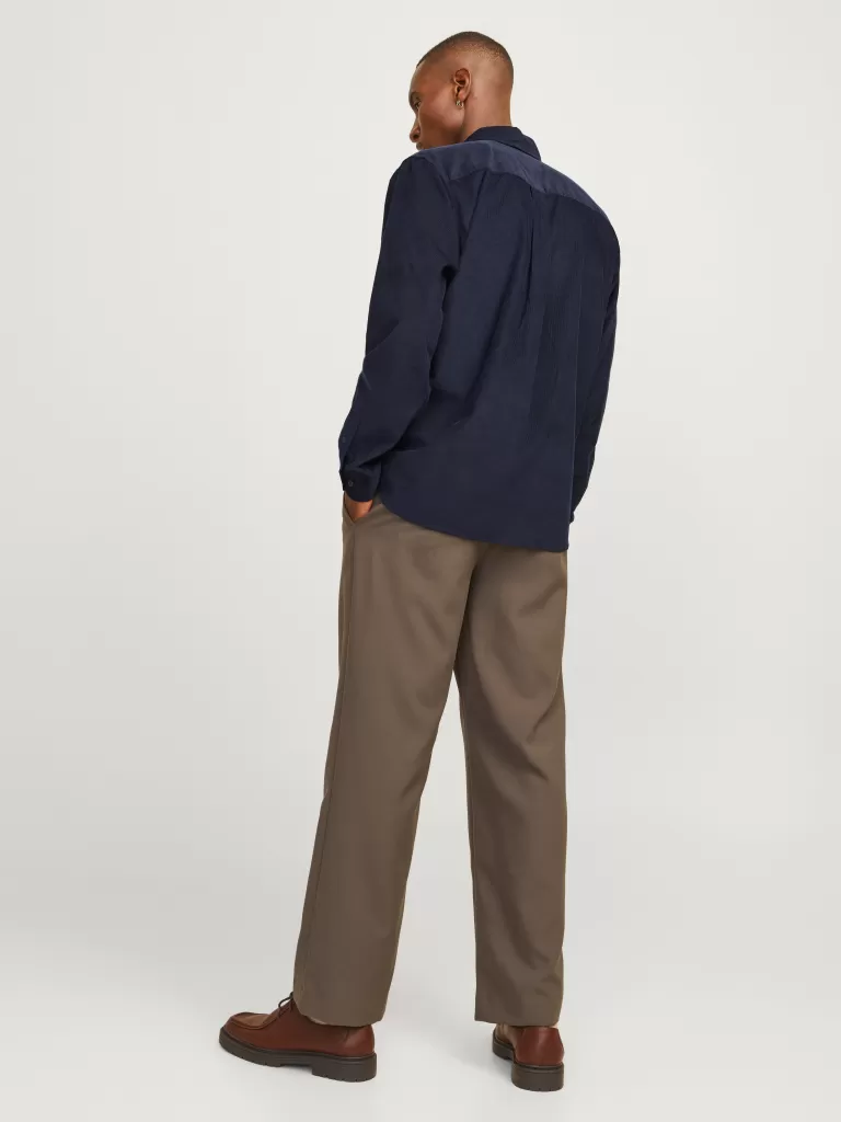 JACK & JONES Koszule^Wygodne dopasowanie Koszula Niebieski
