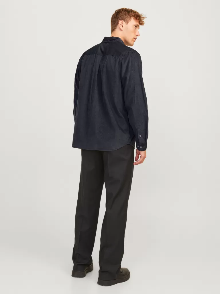 JACK & JONES Koszule^Wygodne dopasowanie Koszula Niebieski