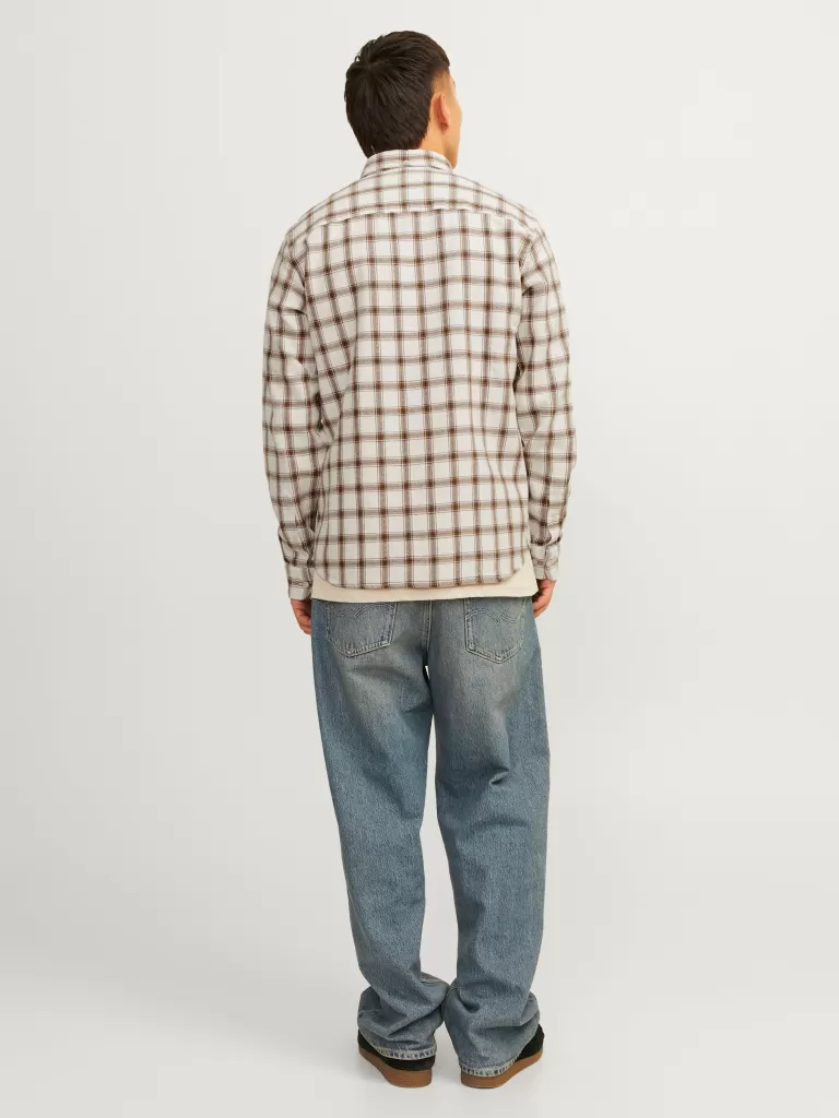 JACK & JONES Koszule^Wygodne dopasowanie Koszula Biały