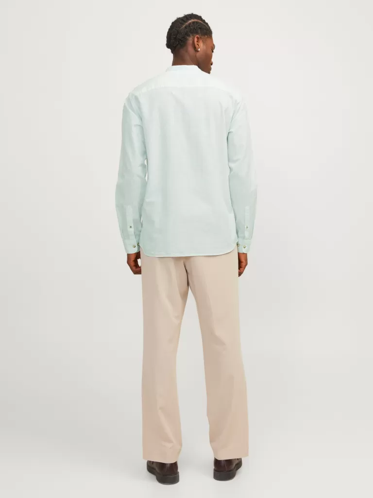JACK & JONES Koszule^Wygodne dopasowanie Koszula Niebieski