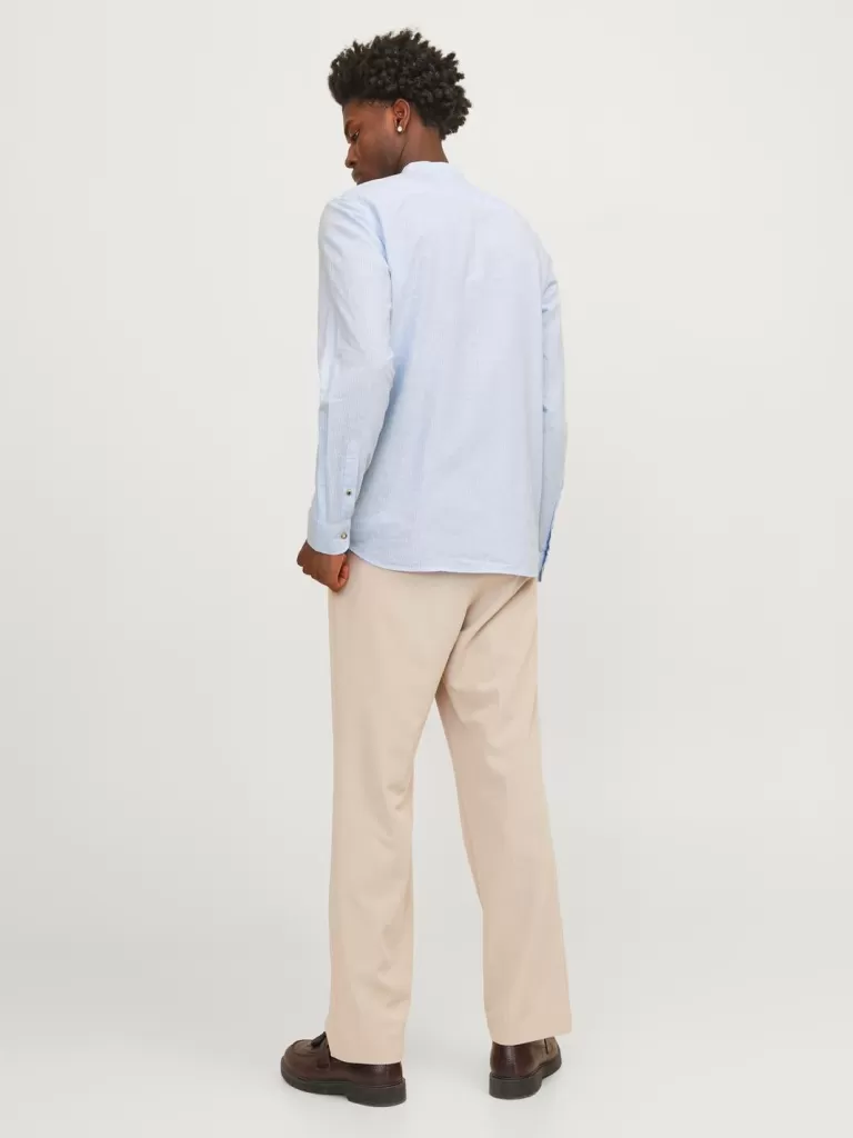 JACK & JONES Koszule^Wygodne dopasowanie Koszula Niebieski