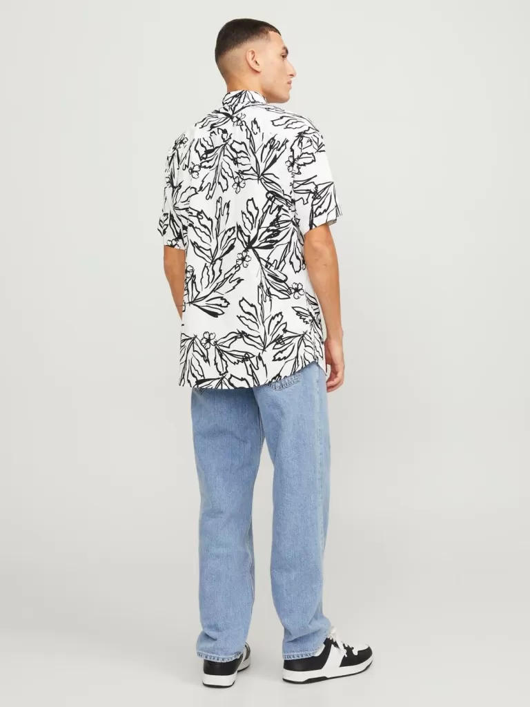 JACK & JONES Koszule^Wygodne dopasowanie Koszula Biały