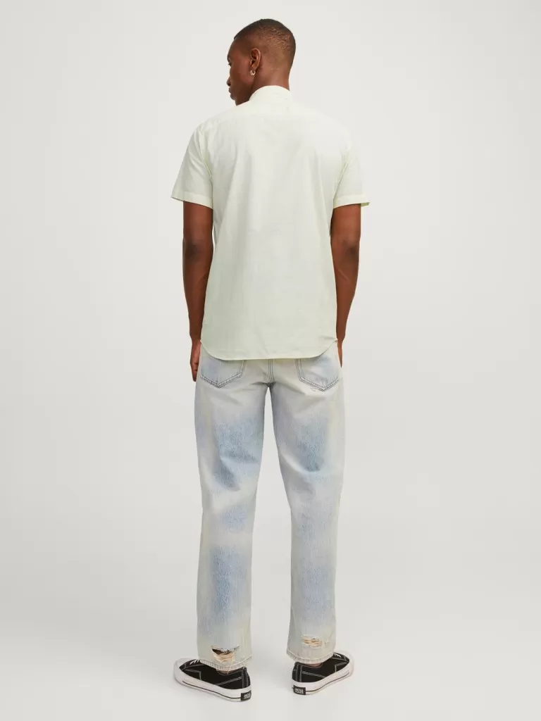 JACK & JONES Koszule^Wygodne dopasowanie Koszula Żółty