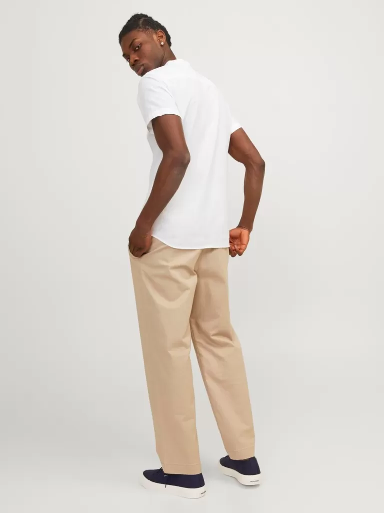 JACK & JONES Koszule^Wygodne dopasowanie Koszula Biały