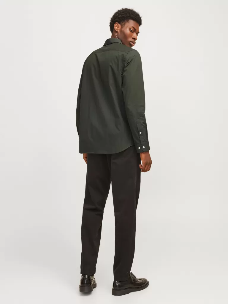 JACK & JONES Koszule^Wygodne dopasowanie Koszula Zielony