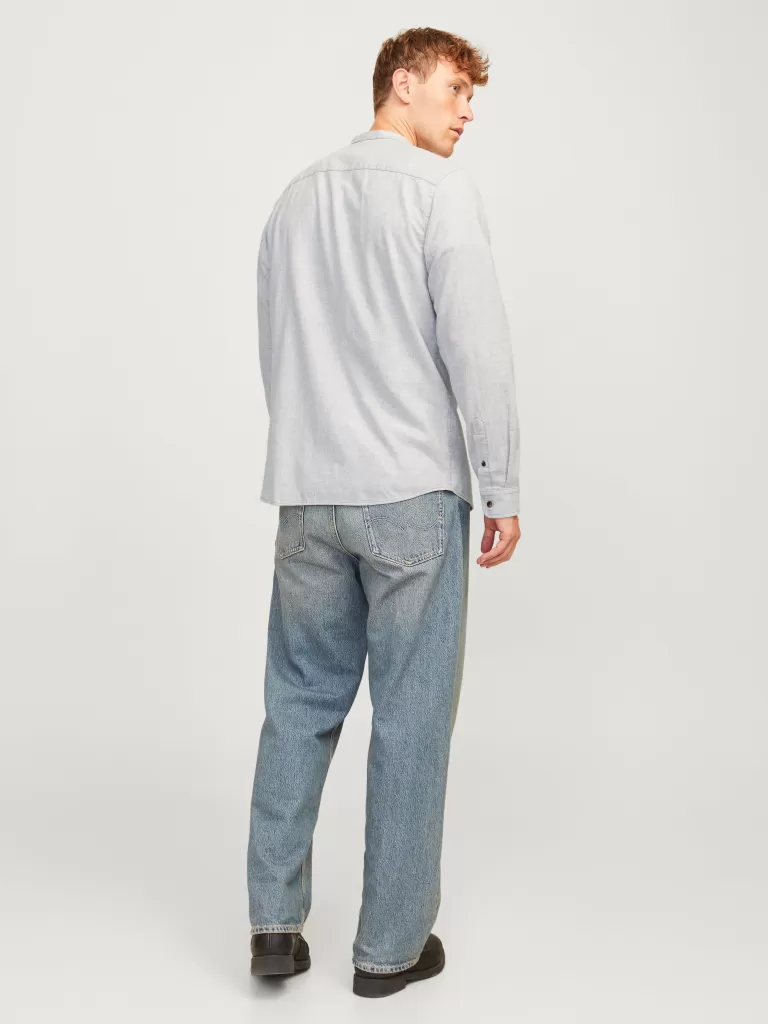 JACK & JONES Koszule^Wygodne dopasowanie Koszula codzienna Szary