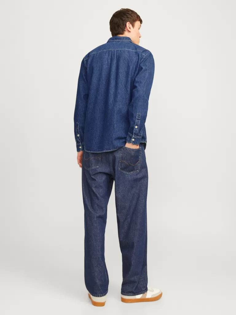 JACK & JONES Koszule | Jeansowe Koszule^Wygodne dopasowanie Koszula jeansowa Niebieski