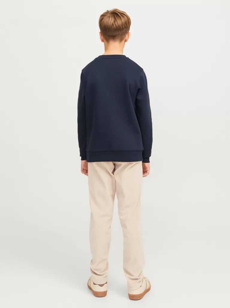 JACK & JONES Bluzy^X-mas Bluza Junior Niebieski