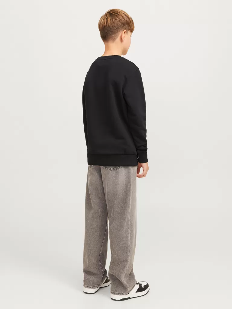 JACK & JONES Bluzy^X-mas Bluza Junior Czarny