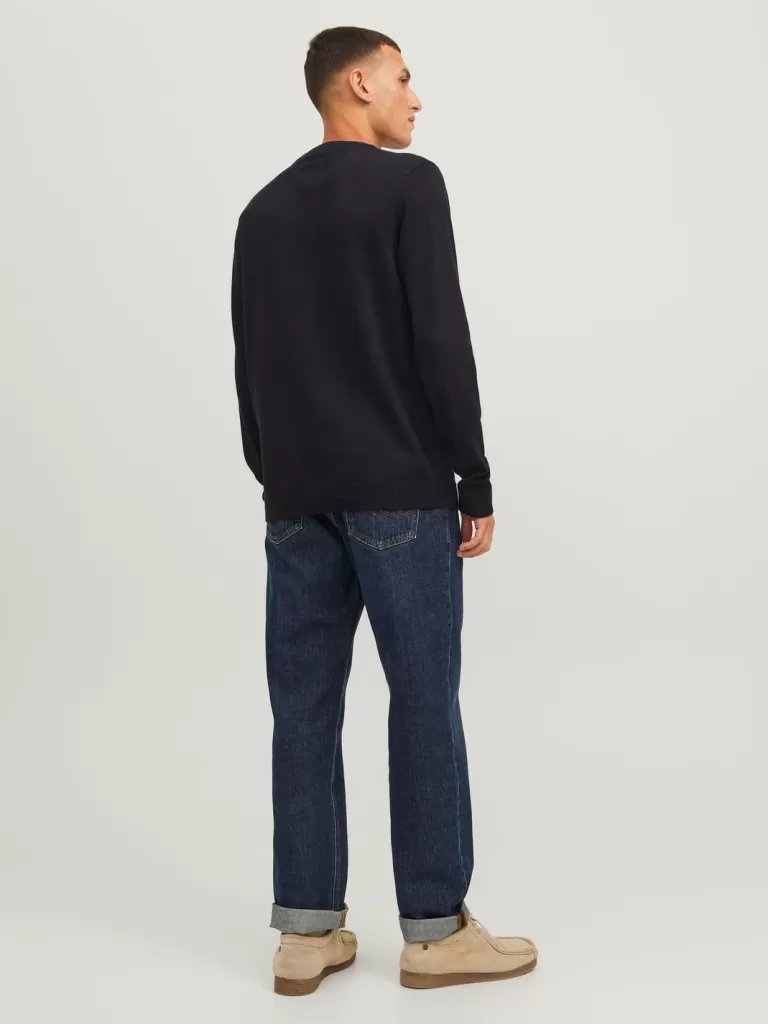 JACK & JONES Swetry^X-mas Sweter wkładany przez głowę Czarny