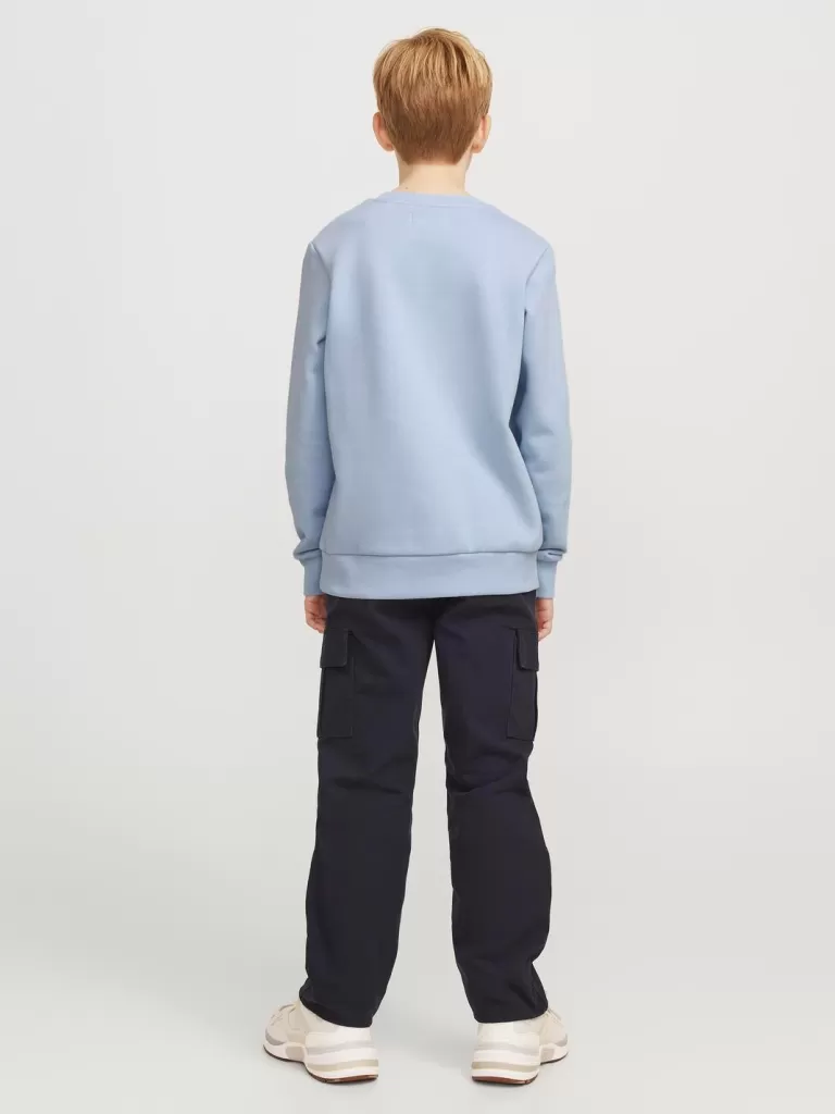 JACK & JONES Bluzy^Z logo Bluza Junior Niebieski