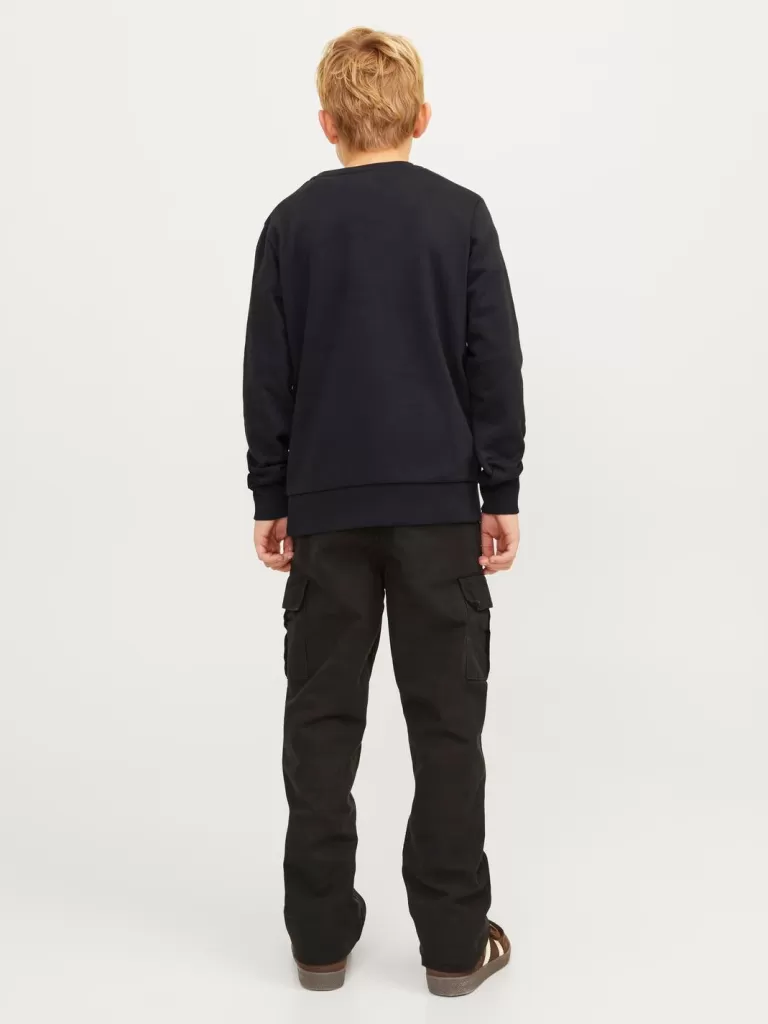 JACK & JONES Bluzy^Z logo Bluza Junior Czarny