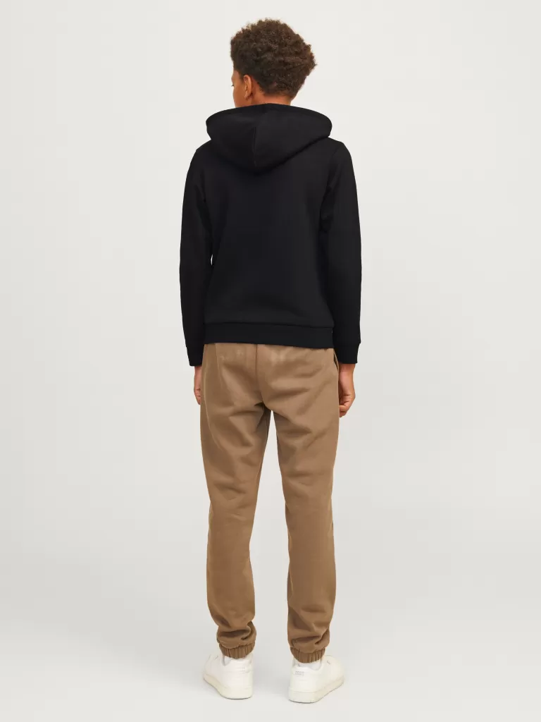 JACK & JONES Bluzy | Wyprzedaż^Z logo Bluza z kapturem Junior Czarny