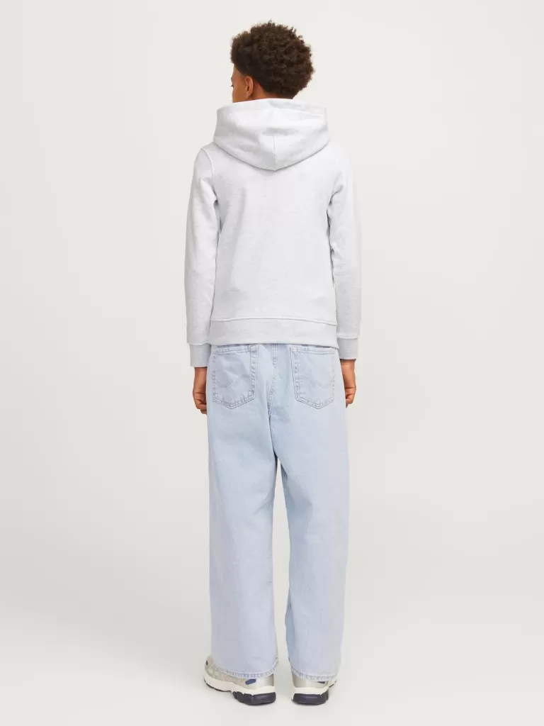 JACK & JONES Bestsellery | Bluzy^Z logo Bluza z kapturem Junior Biały