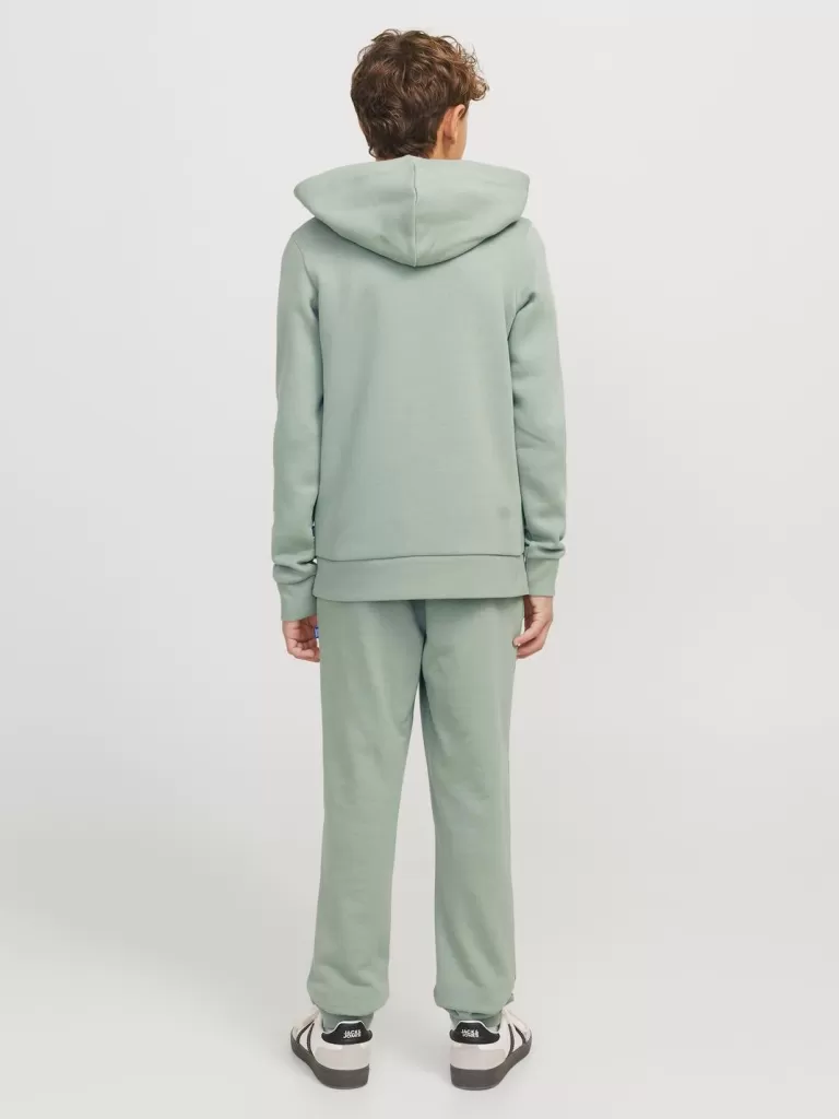 JACK & JONES Bluzy^Z logo Bluza z kapturem Junior Zielony