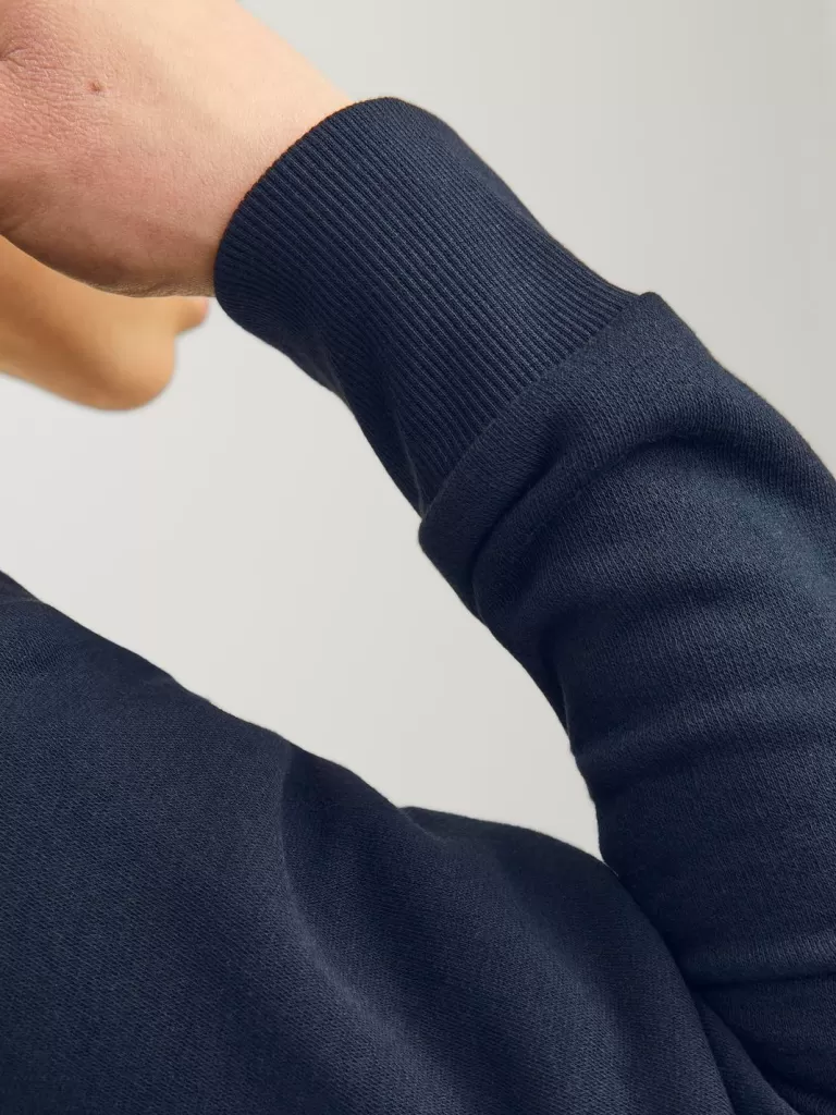 JACK & JONES Bluzy^Z logo Bluza z kapturem zapinana na suwak Junior Niebieski
