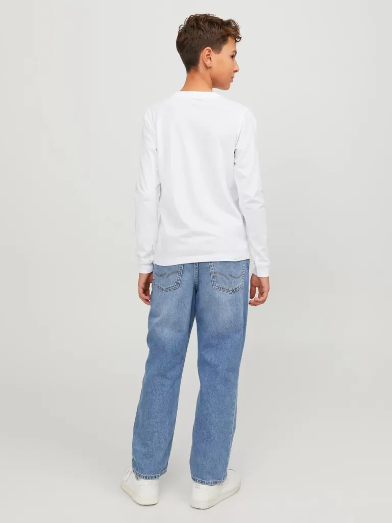 JACK & JONES Koszulki | Wyprzedaż^Z logo T-shirt Junior Biały