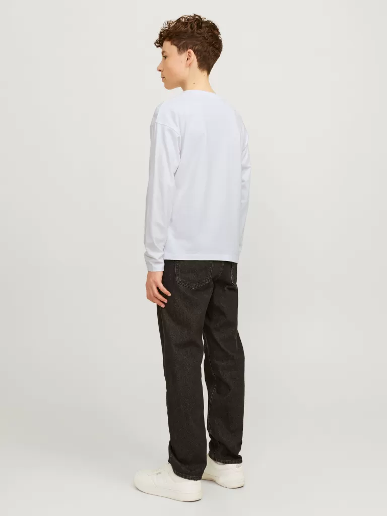 JACK & JONES Koszulki | Wyprzedaż^Z logo T-shirt Junior Biały