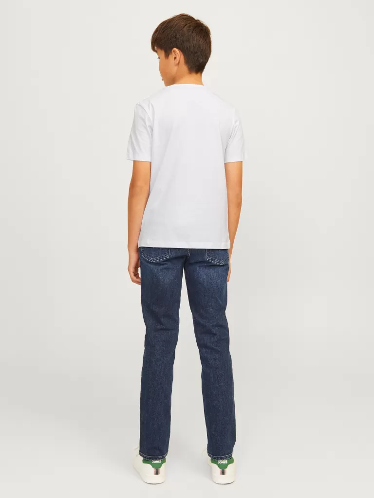 JACK & JONES Koszulki | Wyprzedaż^Z logo T-shirt Junior Biały