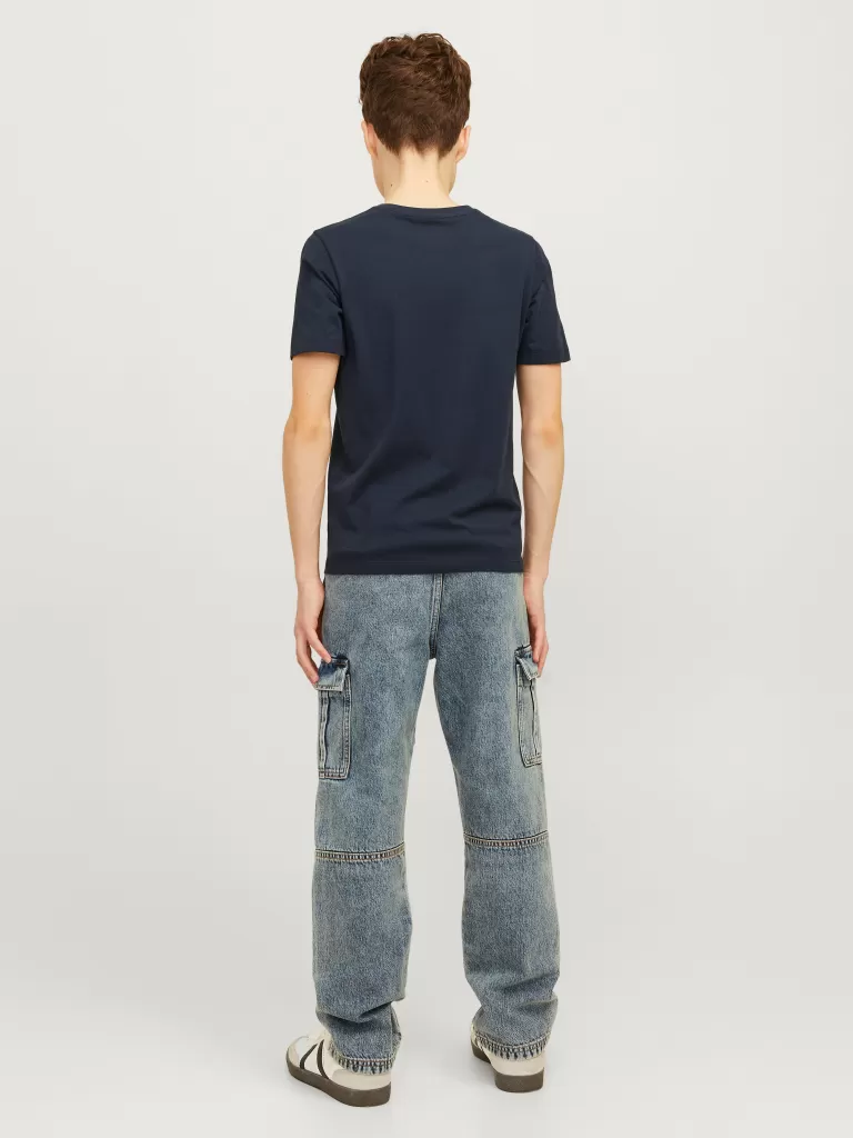 JACK & JONES Koszulki | Wyprzedaż^Z logo T-shirt Junior Niebieski