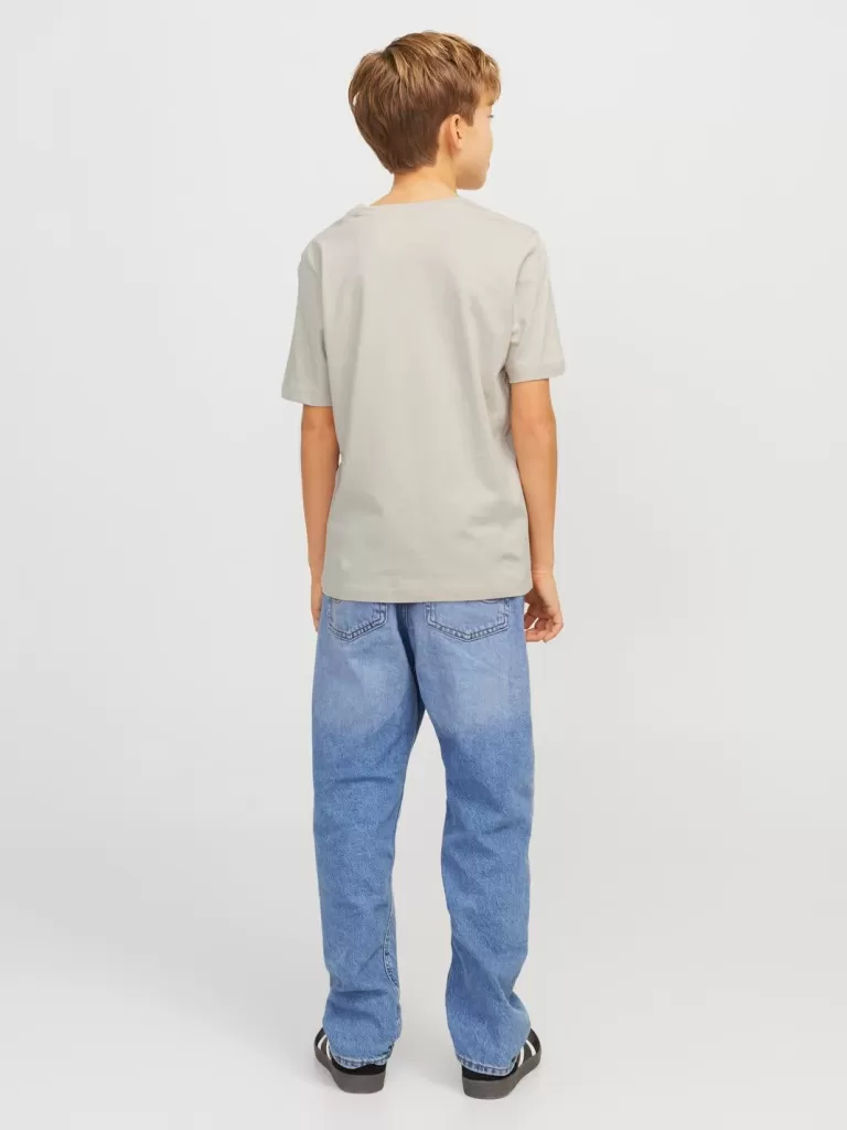 JACK & JONES Koszulki^Z logo T-shirt Junior Beżowy