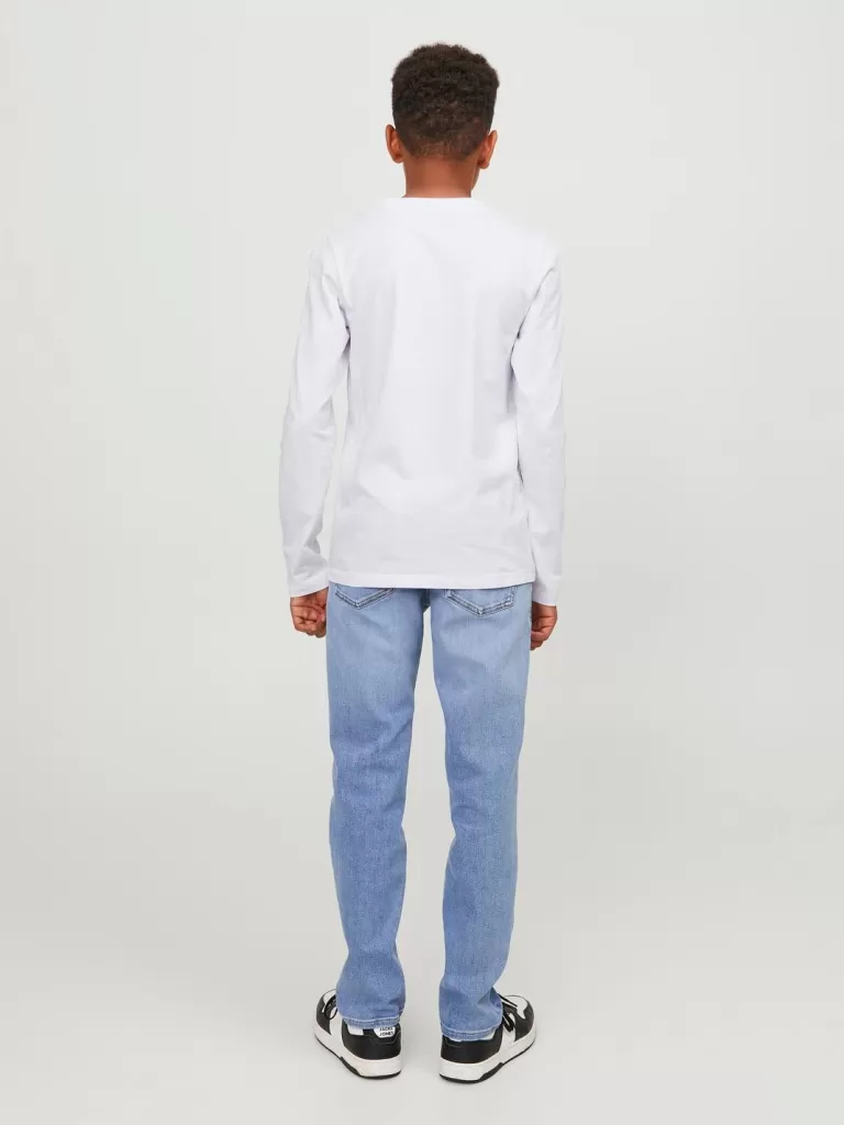 JACK & JONES Koszulki | Wyprzedaż^Z logo T-shirt Junior Biały