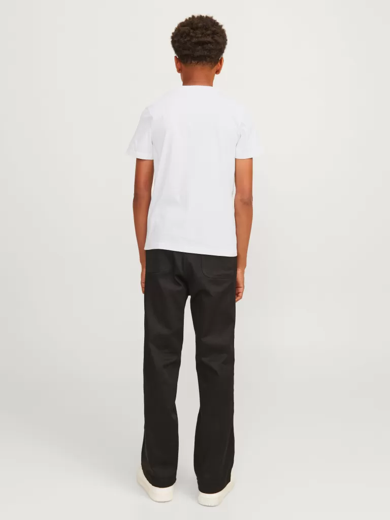 JACK & JONES Koszulki^Z logo T-shirt Junior Biały