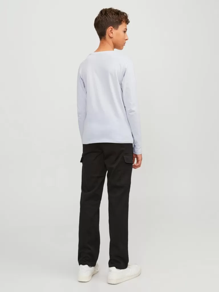 JACK & JONES Koszulki^Z logo T-shirt Junior Szary