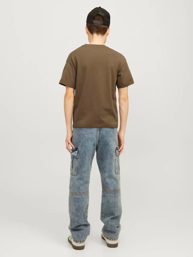 JACK & JONES Koszulki | Wyprzedaż^Z logo T-shirt Junior Brązowy