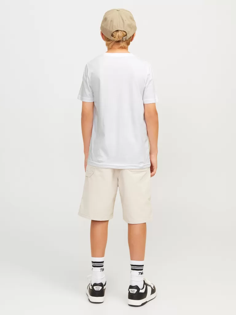 JACK & JONES Koszulki^Z logo T-shirt Junior Biały