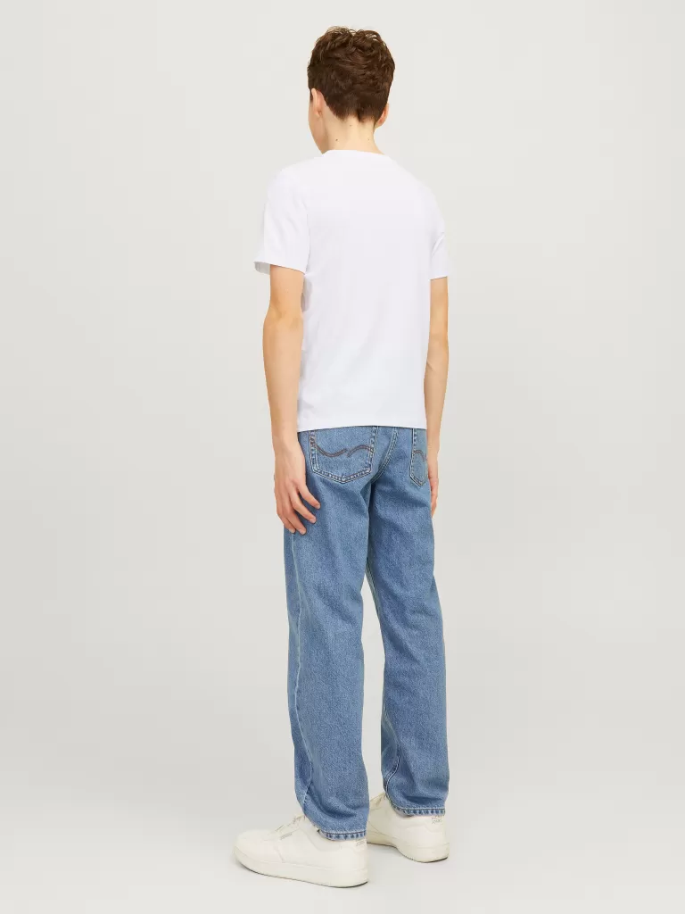 JACK & JONES Koszulki^Z logo T-shirt Junior Biały