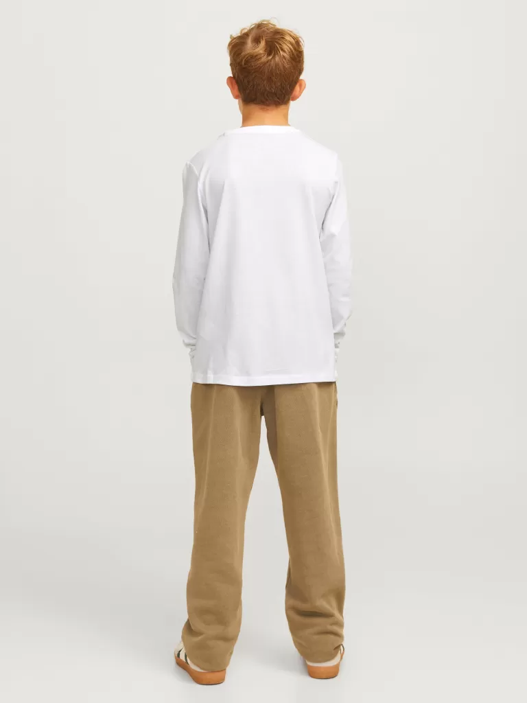 JACK & JONES Koszulki^Z logo T-shirt Junior Biały