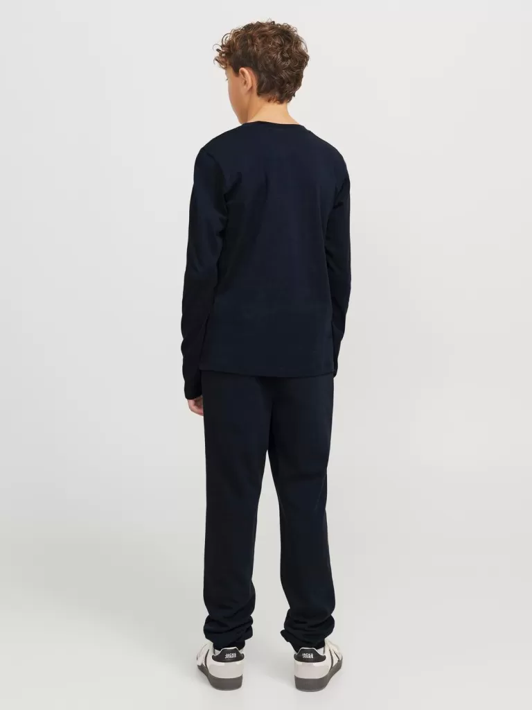 JACK & JONES Koszulki^Z logo T-shirt Junior Niebieski