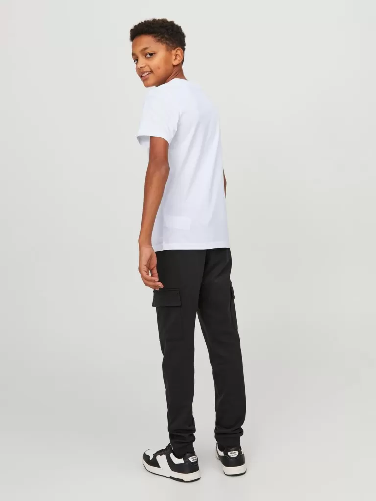 JACK & JONES Koszulki | Wyprzedaż^Z logo T-shirt Junior Biały