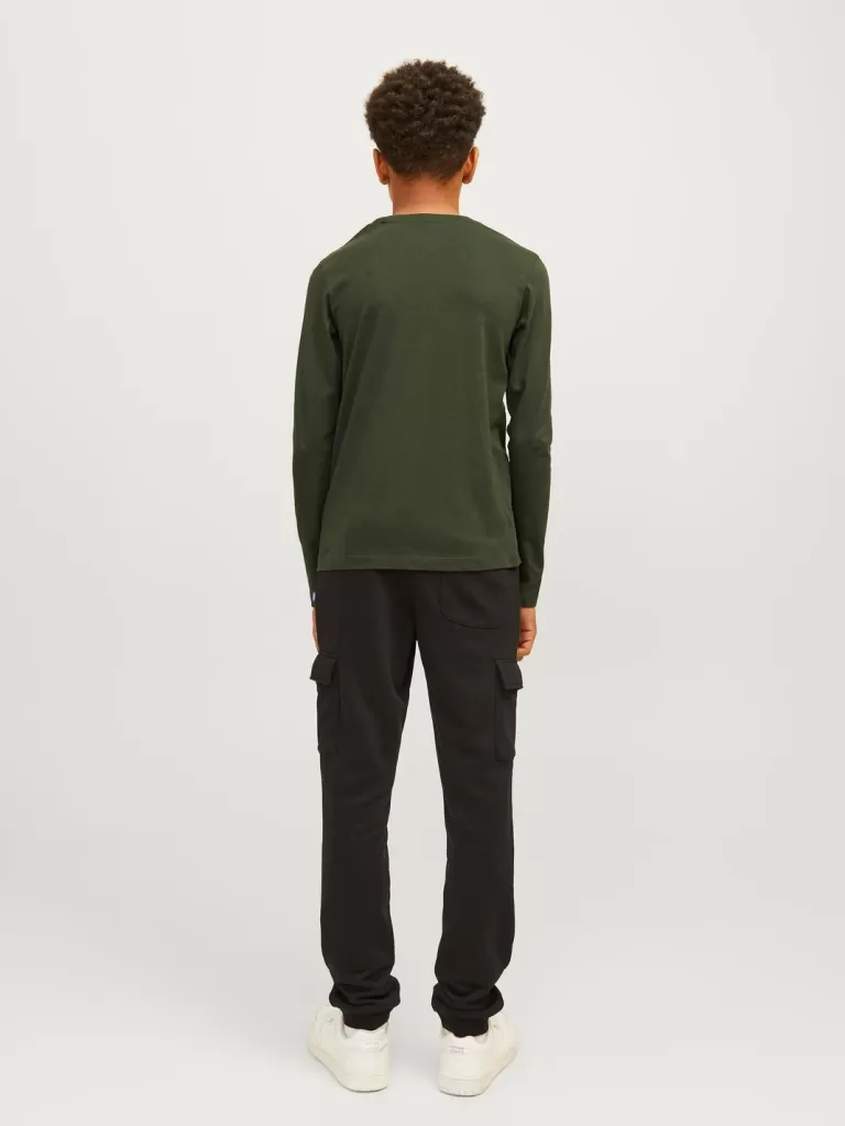 JACK & JONES Koszulki^Z logo T-shirt Junior Zielony