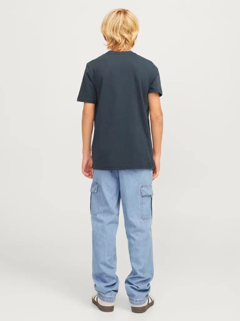 JACK & JONES Koszulki^Z logo T-shirt Junior Zielony