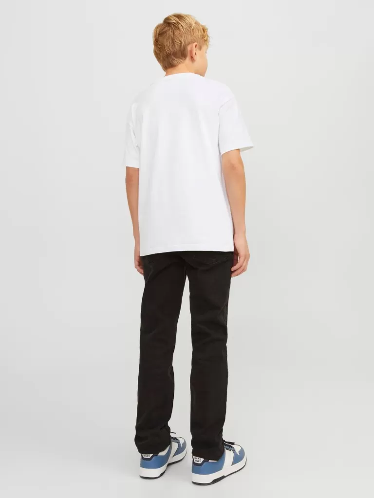 JACK & JONES Koszulki^Z logo T-shirt Junior Biały