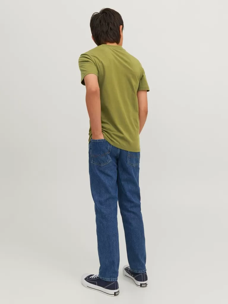 JACK & JONES Koszulki^Z logo T-shirt Junior Zielony