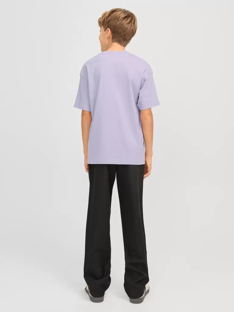 JACK & JONES Koszulki^Z logo T-shirt Junior Fioletowy