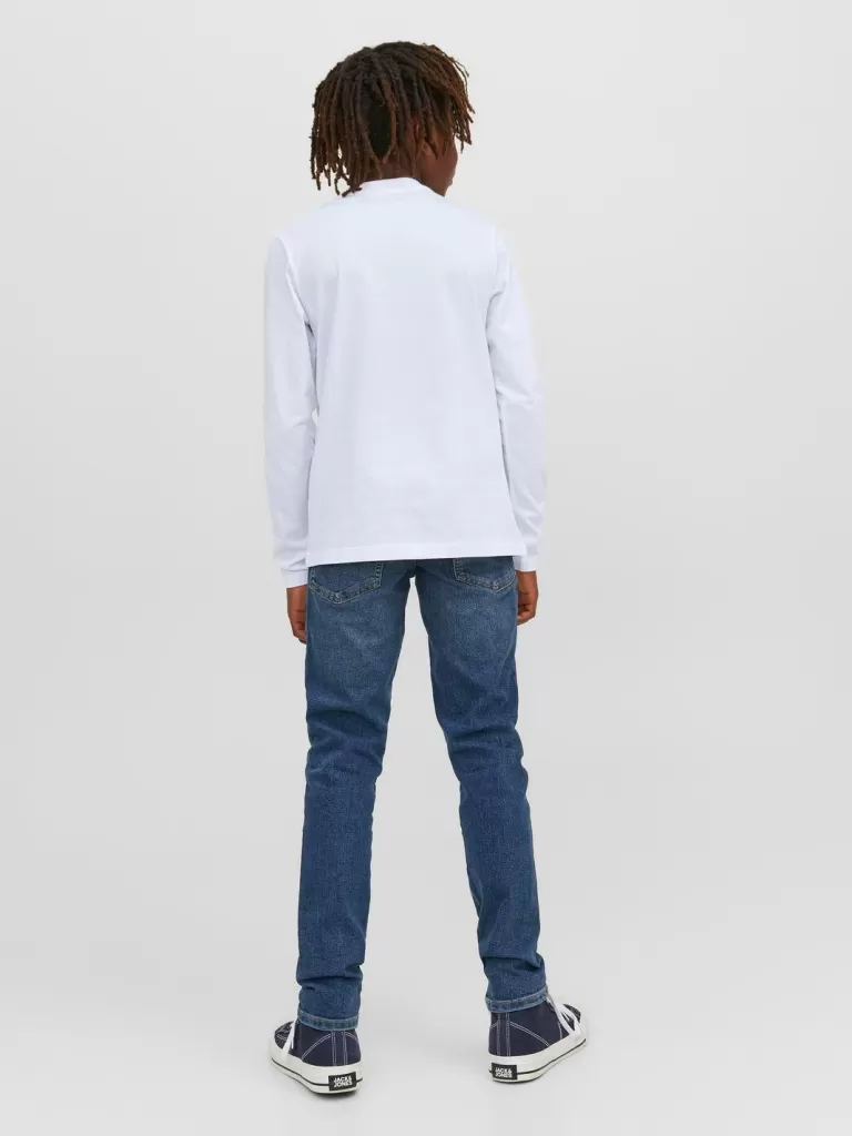 JACK & JONES Koszulki^Z logo T-shirt Junior Biały