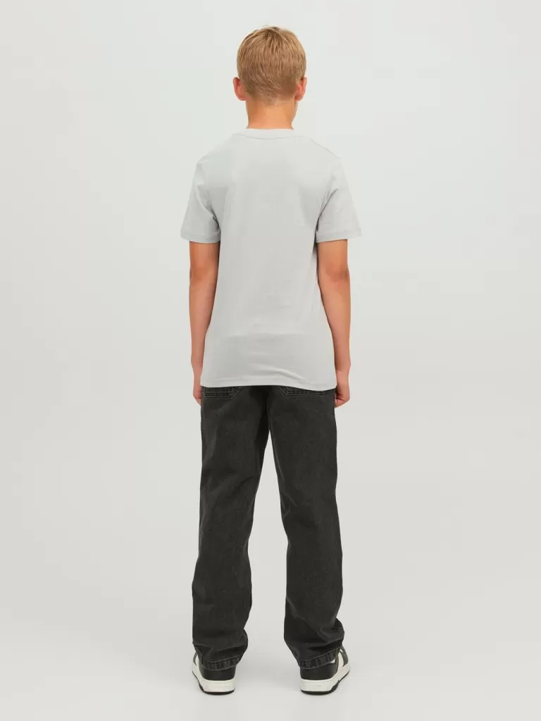 JACK & JONES Koszulki^Z logo T-shirt Junior Szary